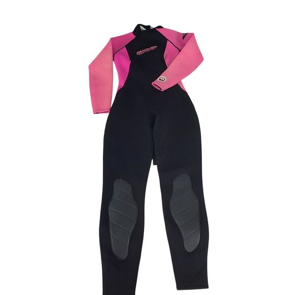 Seaquest women's full wetsuit Size 9-10 3MM Thermal protection knee pads - Picture 3 of 12